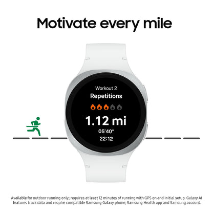 Galaxy Watch 8 (40mm, Bluetooth) – Sleek Aluminum Build, Always-On Display, Advanced Sleep & Heart Tracking, Running Coach, Body Composition Analyzer, 90+ Fitness Modes, Customizable Watch Faces + Free Earbuds | 1-Year Warranty | Easy 14-Day Returns